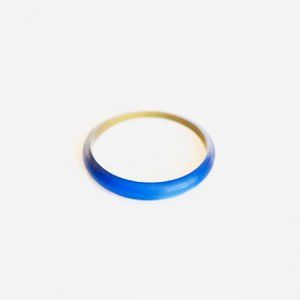 Alexis Bittar Frosted Bracelet Blue/Yellow
